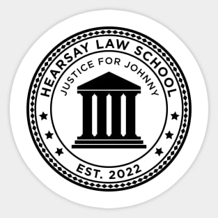 Hearsay Law School Sticker